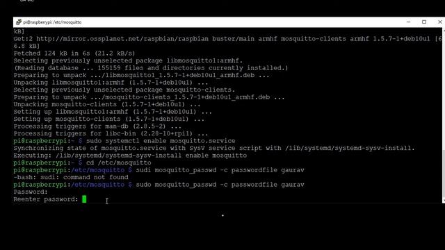 Install Mosquitto MQTT broker with authentication on Raspberry Pi смотреть онлайн