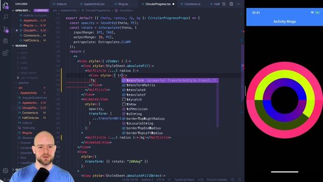 Apple Activity Rings - “Can it be done in React Native?” смотреть онлайн
