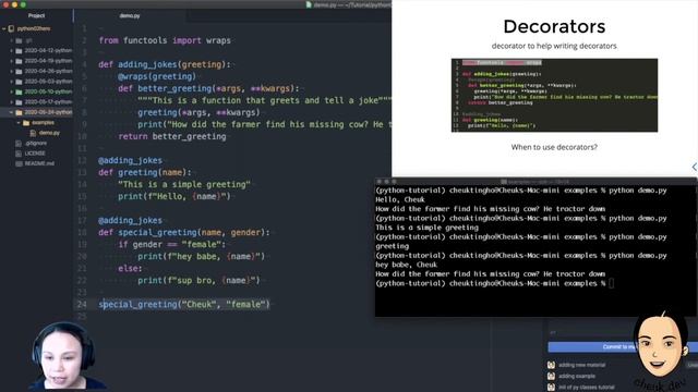 Python Zero to Hero - Ep.8 - Decorators смотреть онлайн