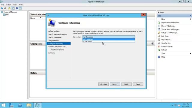 Installing Hyper-V and verifying it is working properly смотреть онлайн