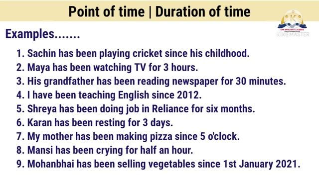 | Point of time | Duration of time | Std 12 English Grammar Function | Functions in Gujrati | смотреть онлайн