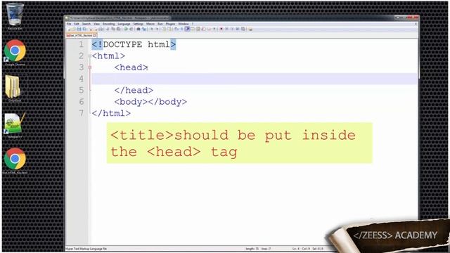 Lesson 03 | Create your first standard HTML file | HTML5 Tutorials ?❗ смотреть онлайн