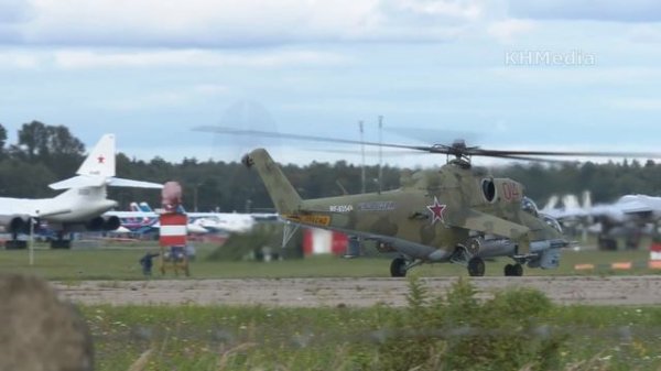 Ми-24 запуск с раскачиванием и взлёт RF-93549