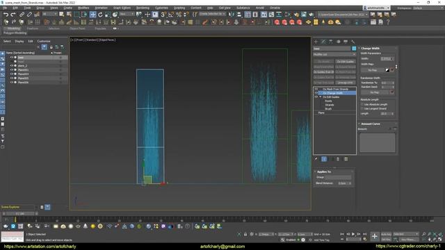 Ornatrix/3ds Max: Как использовать MeshFromStrands Proxy для realtime hair cards? смотреть онлайн