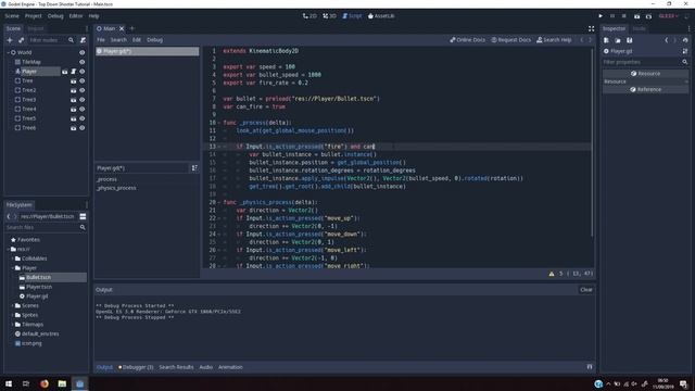 Top Down 2D Shooting in Godot смотреть онлайн