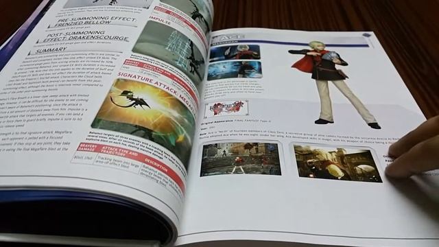 Dissidia Final Fantasy NT Prima Collector's Edition Guide Book смотреть онлайн