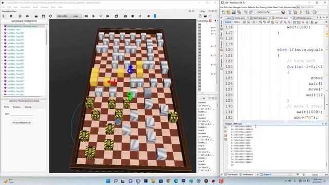 Webots Obstacle Avoiding Robot Using Python And Java Controller Using Socket Programming смотреть онлайн