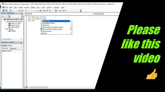 Automatically Update Pivot Table When Source Data Changes In Excel | Pivot Table Refresh Data Range смотреть онлайн