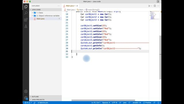 Assigning Object Reference Variable in Java Programming смотреть онлайн