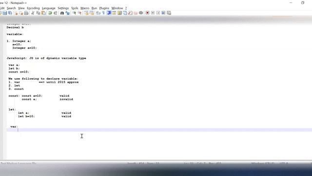 Day 05 JavaScript Variables. смотреть онлайн