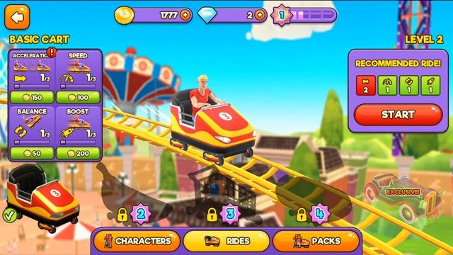 Thrill Rush Theme Park Game for kids смотреть онлайн