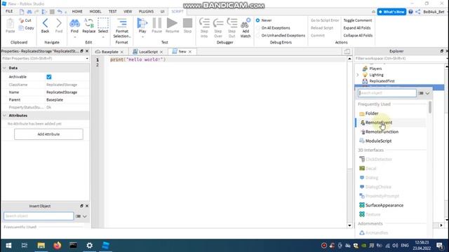 RoBlox Studio - Create Interactive Menu Panel - Создание интерактивной панели с меню - SurfaceGUI смотреть онлайн