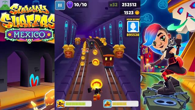 Subway Surfers Gameplay HD - Mexico Halloween Update - Unlock Frank смотреть онлайн