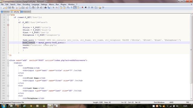 PHP and MySQL 8 - Adding Data смотреть онлайн