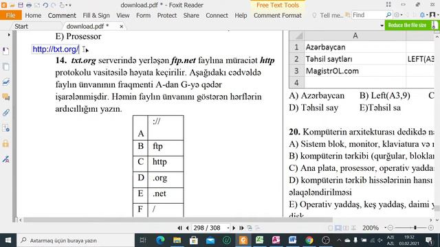 Magistratura Dərsləri  İnformatika
