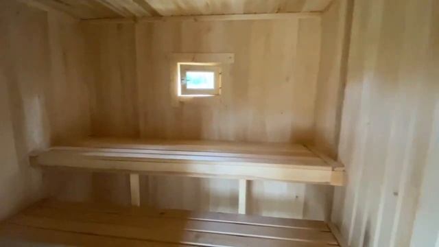 Каркасная баня 4м на 2 отделения. Топка с улицы. Жар Парыч