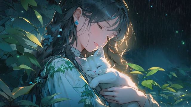 Relaxing Sleep Music + Soft Rain Sounds Insomnia, Peaceful Piano Music, Meditation Music смотреть онлайн