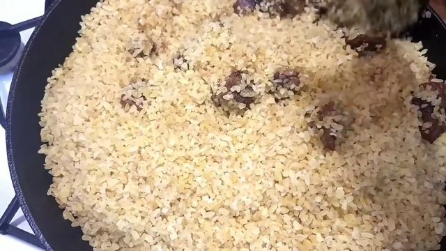 Булгур с мясом. смотреть онлайн