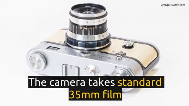 FED 3 vintage camera refurbished by SynOptics смотреть онлайн