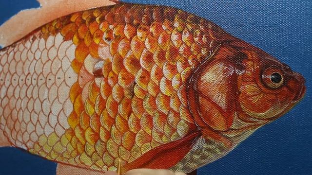 Goldfish Acrylic Painting | Fish Painting | Time Lapse | BornAdroit смотреть онлайн