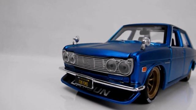 1971 Datsun 510 tokyo mod unboxing 1/24 scale Maisto смотреть онлайн
