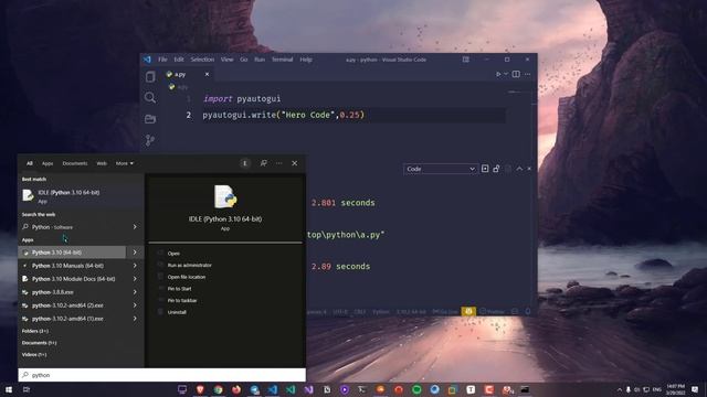 Auto type in python смотреть онлайн