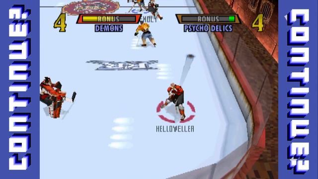NHL Rock The Rink (PS1) - Continue? смотреть онлайн