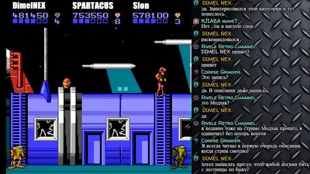 Battletoads & Double Dragon X3 (3 players) - No bonuses смотреть онлайн