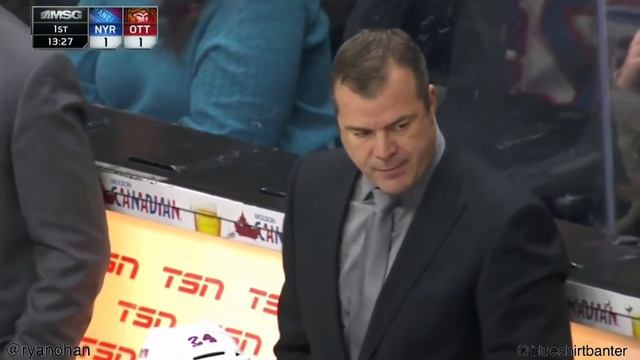 Rangers at Senators - 11/14/15 - Erik Karlsson goal смотреть онлайн