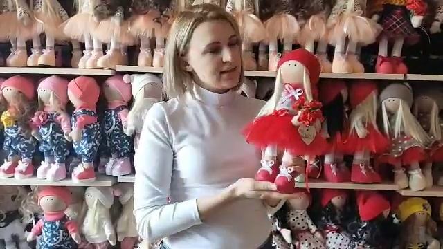 Как в мастерской Лялики сделать и заказать портретную текстильную куклу? смотреть онлайн