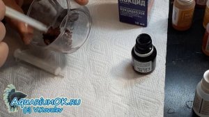 Лекарство от плейстофороза и кокцидиоза рыб из сухого корма