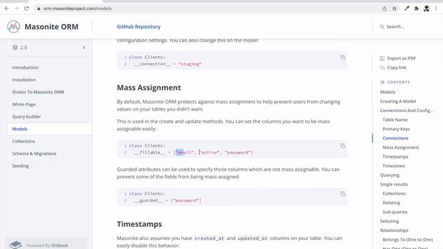 Model Attributes - Masonite Tutorial смотреть онлайн