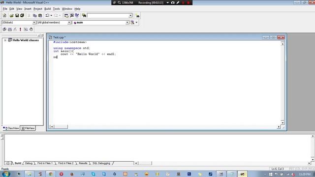 Tutorial Microsoft Visual C++ 6 0 - How To Create A Simple Program Hello World смотреть онлайн