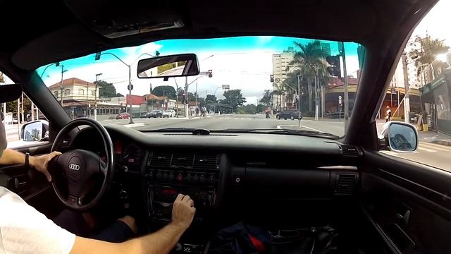 Audi S8 D2 1998 Quattro - Driving in the City of São Paulo - Part 2 смотреть онлайн