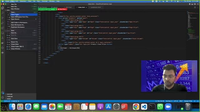 Stock Price Prediction Project Using Machine learning || Final Year Project смотреть онлайн
