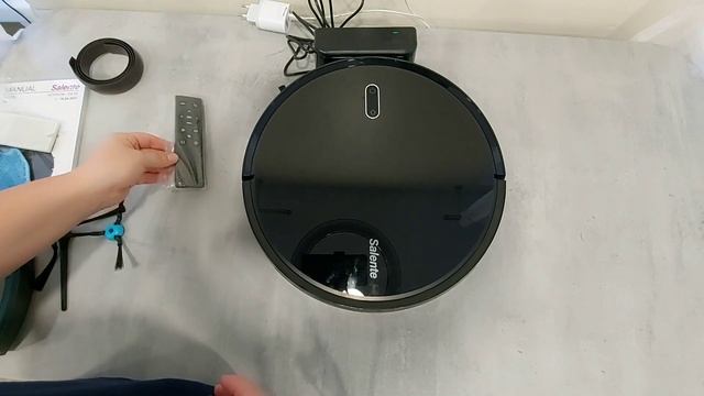 Моющий робот-пылесос Salente G4 UVC.Распаковка и обзор.Salente G4 UVC vacuum cleaner смотреть онлайн