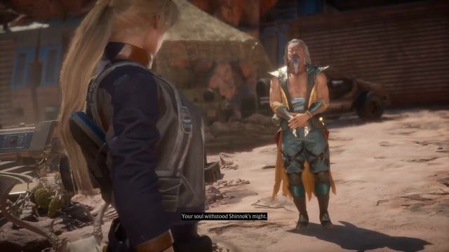 Mortal Kombat 11 - Cassie Cage VS Shang Tsung intro dialogue смотреть онлайн