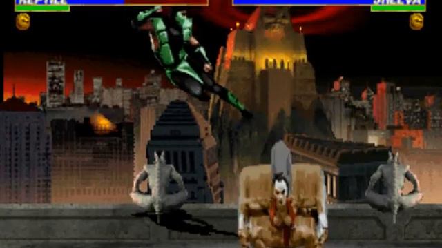 Mortal Kombat Trilogy (PS1) - Reptile Playthrough