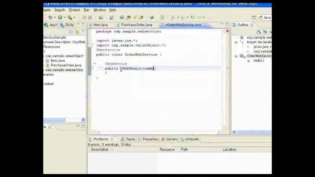 JAX-WS based WebService development with Oracle WebLogic Workshop смотреть онлайн