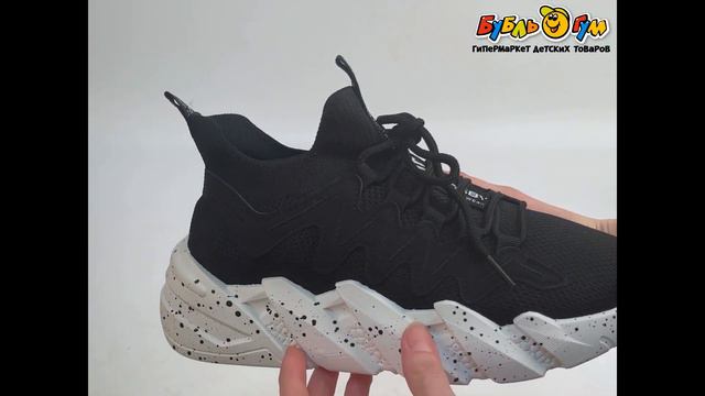 Полуботинки CROSBY на шнуровке белая подошва с черными точками черные смотреть онлайн