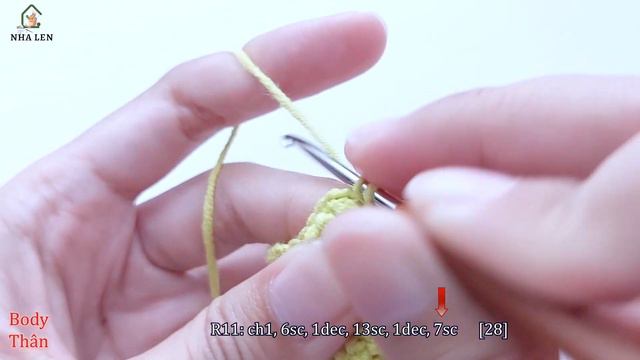 How to Crochet Happy Bear - Cute Amigurumi Keychain | NHÀ LEN смотреть онлайн