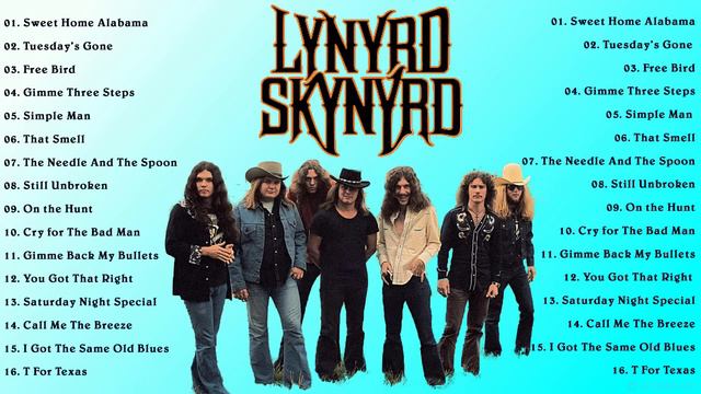 Lynyrd Skynyrd Greatest Hits Full Album - Best Songs of Lynyrd Skynyrd смотреть онлайн
