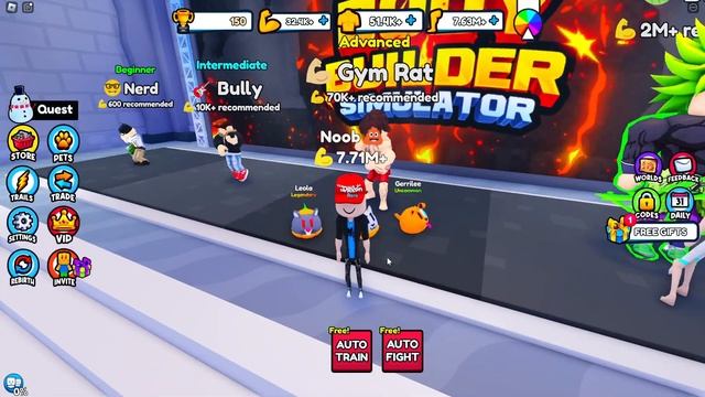 Slăbănog VS. Musculos! Bodybuilder Simulator! смотреть онлайн