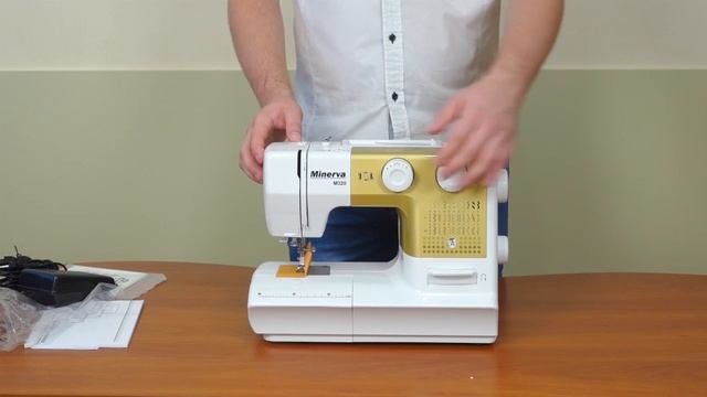 Распаковка швейной машины Minerva M320 смотреть онлайн