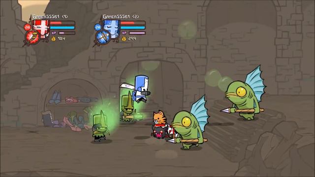 CASTLE CRASHERS - Co-op -Episode 11 - MEDUSA смотреть онлайн