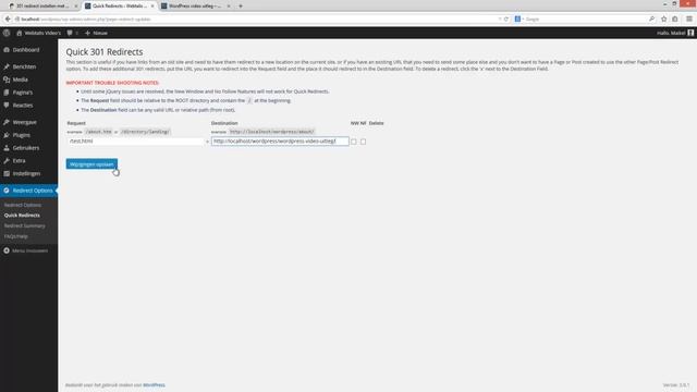 301 redirect instellen met WordPress смотреть онлайн