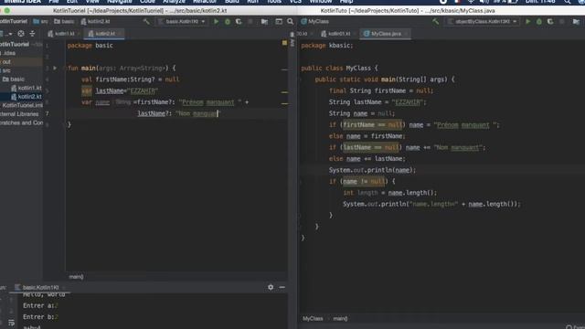 Kotlin à travers Java: Nullability, Erreur NullPointerException -partie 2- смотреть онлайн