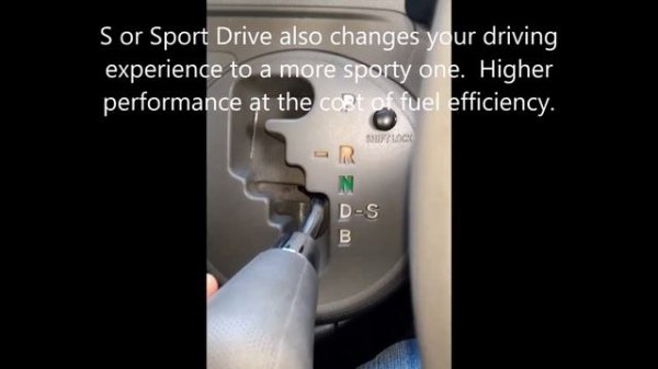 Toyota Sienta Shift Explained, Difference between D, S and B shifts