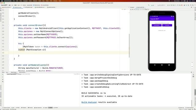 Aplicación en Android para conectar con MQTT смотреть онлайн