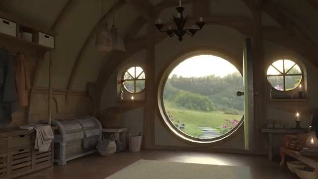 The hobbit house in a peaceful The Shire atmosphere | carrige смотреть онлайн